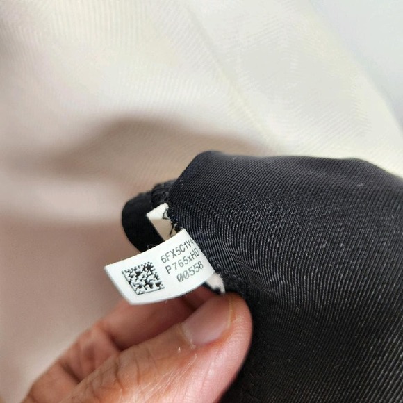 Aerie Waffle Scalloped String Triangle Bikini Swim Top Womens XS Black - Picture 8 of 8